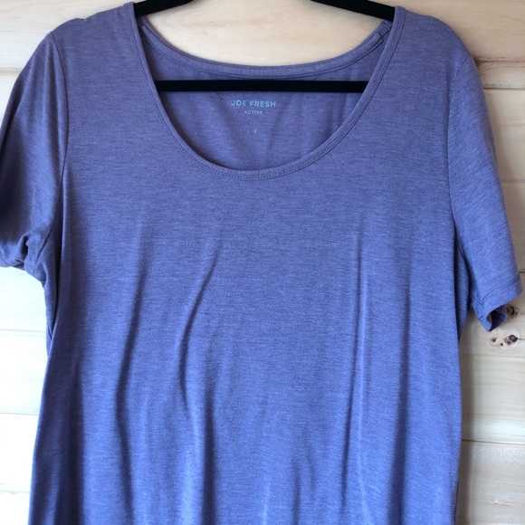 Joe Fresh Active Purple Tee - Picture 4 of 5